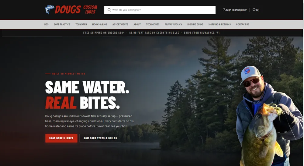 Doug's Custom Lures homepage